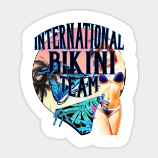 International Bikini Team Sticker